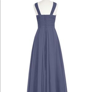 Azazie Kaleigh Bridesmaid dress Stormy